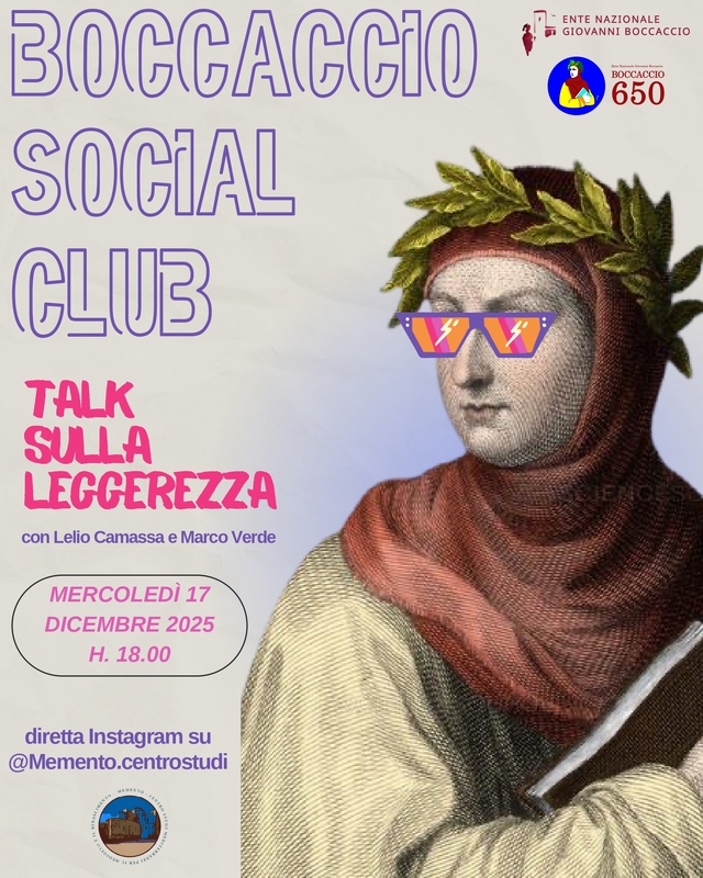 Boccaccio social club. Talk sulla leggerezza